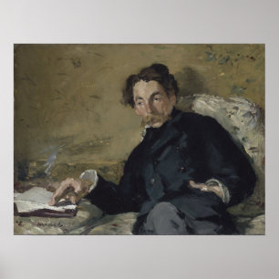 Poster Manet - Portrait De Stephane Mallarme