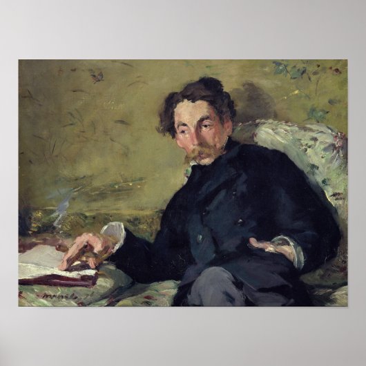 Poster Manet | Stephane Mallarme 1876 (Devant)