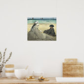 Poster Manet - Sur la plage (Cuisine)