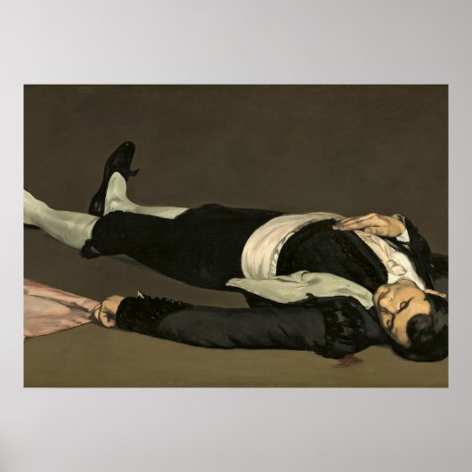 Poster Manet | The Dead Toreador, c.1864 (Devant)