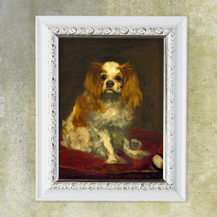Poster Manet Un Épagneul King Charles