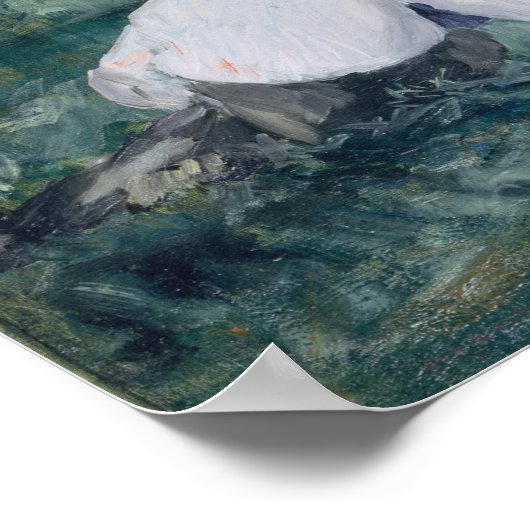 Poster Manet - Un Jeu De Croquet (Coin)