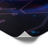 Poster Manette de jeu Cyberpunk (Coin)