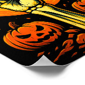 Poster Manette de jeu vidéo de squelette d'Halloween B (Coin)