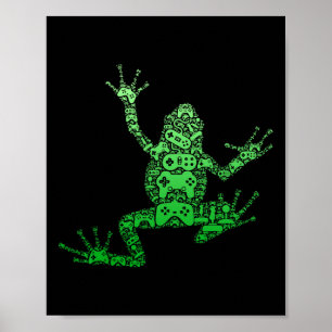 Poster Manette Hommes Garçons Enfants Adolescents - Frog