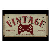 Manette Vintage Édition Limitée Pièces d'Origine