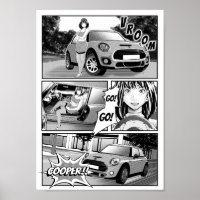 Poster Manga Mini Cooper