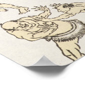 Poster Manga: studies of gestures and postures of wrestle (Coin)