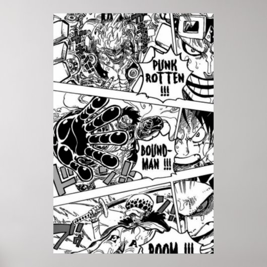 Poster manga une pièce (Devant)