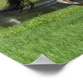 Poster Mangalarga Courir devant la Fontaine (Coin)