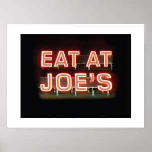 Poster Mange à l'impression de Joe