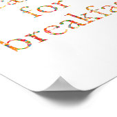 Poster "Mange du gâteau pour le petit-déjeuner" (Coin)