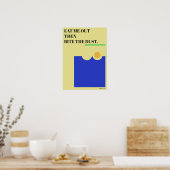 Poster Mange-moi dehors. (Cuisine)