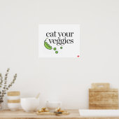 Poster Mange tes Légumes (Cuisine)