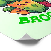 Poster Mange ton brocoli (Coin)