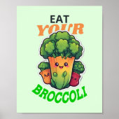 Poster Mange ton brocoli (Devant)