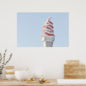 POSTER "MANGE TOUT" CONNEXION DE CRÈME GLACE (Cuisine)