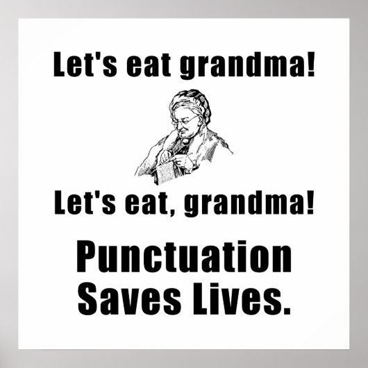 Poster Mangeons grand-mère (Devant)