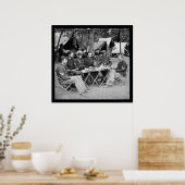 Poster Manger au Camp Mess à Bealeton, VA 1863 (Cuisine)