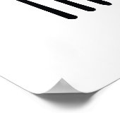 Poster Manger, boire et être joyeux (11x14) (Coin)