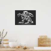 Poster Manger des légumes – Lapin mort par BurnsInHell (Cuisine)