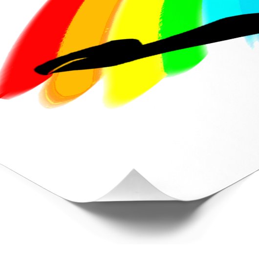 POSTER MANGER, DORMIR, DANSE BALLERINA DESIGN (Coin)