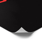 Poster Manger Dormir Jouer Baseball Citation Drôle de Bas (Coin)