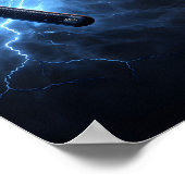 Poster Manger Dormir Ninja Flamme (Coin)