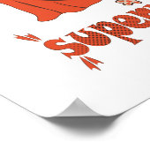 Poster Manger est mon super-puissance rouge carlin style  (Coin)