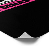 Poster Manger Gymnastique du sommeil Répéter Gymnaste drô (Coin)