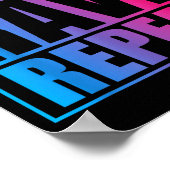 Poster Manger Ne Pas Dormir Raver Répéter Citation Edm Mu (Coin)