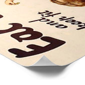 POSTER MANGER PLUS D'AFFICHE DE FRUITS (Coin)