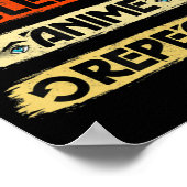 Poster Manger Sleep Anime Répéter Ramen Kawaii Japonais M (Coin)