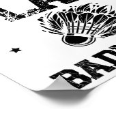 Poster Manger Sleep Badminton Répéter Shuttle Racket (Coin)