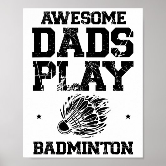 Poster Manger Sleep Badminton Répéter Shuttle Racket (Devant)