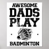 Poster Manger Sleep Badminton Répéter Shuttle Racket (Devant)