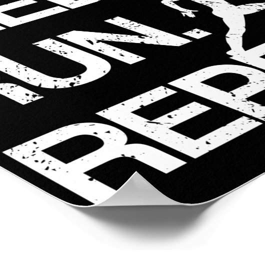 Poster Manger Sleep Run Répéter Marathon Runner Jogging S (Coin)