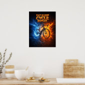 Poster Manger Sommeil Cycle Rétro (Cuisine)