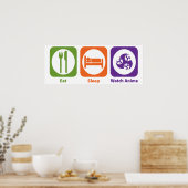 Poster Manger Veille du sommeil Anime (Cuisine)