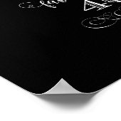 Poster Mangez Boire et être fabulé Quarante Anniversaire (Coin)