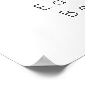 Poster Mangez Boire Soyez Joyeux Cerf De Noël En Chapeau  (Coin)