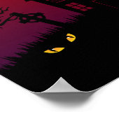 Poster Mangez, buvez et soyez effrayant Halloween (Coin)