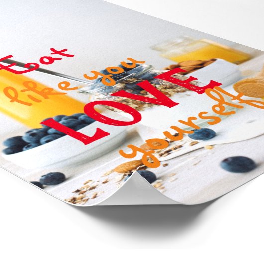 Poster Mangez comme vous vous aimez / Manger sainement (Coin)