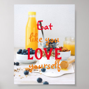 Poster Mangez comme vous vous aimez / Manger sainement