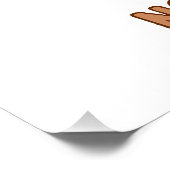 Poster Mangez de la pizza pas des gens (Coin)