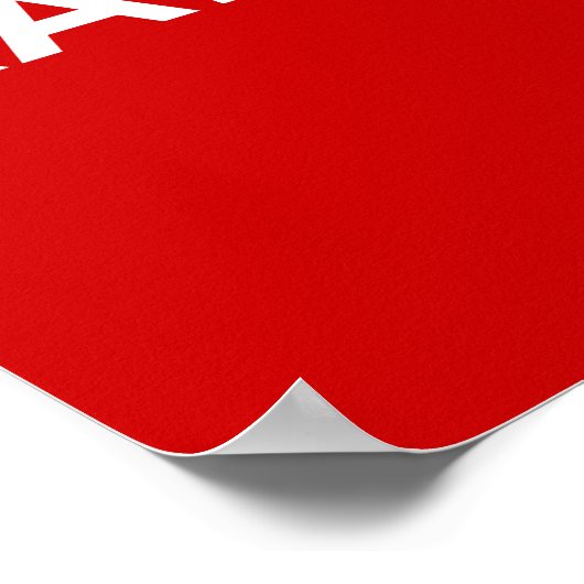 Poster mangez des crayons et des arcs-en-ciel (Coin)