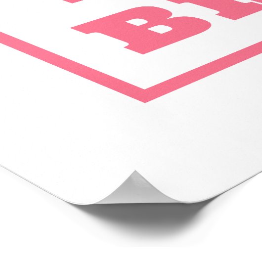 Poster Mangez des gâteaux pour le petit déjeuner Annivers (Coin)