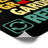 Poster Mangez Dormir Croissance Un Jardin Répéter Jeu Drô (Coin)