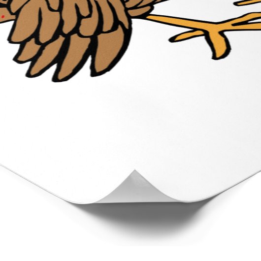 Poster Mangez du poulet (Coin)