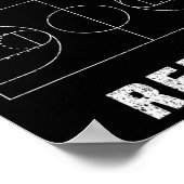 Poster mangez la répétition de basketball de sommeil (Coin)